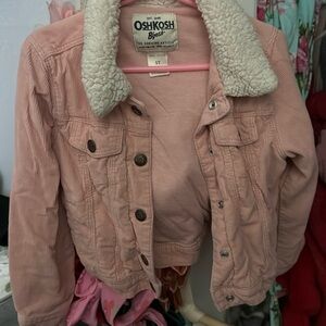 OSH KOSH pink corduroy jacket 5T